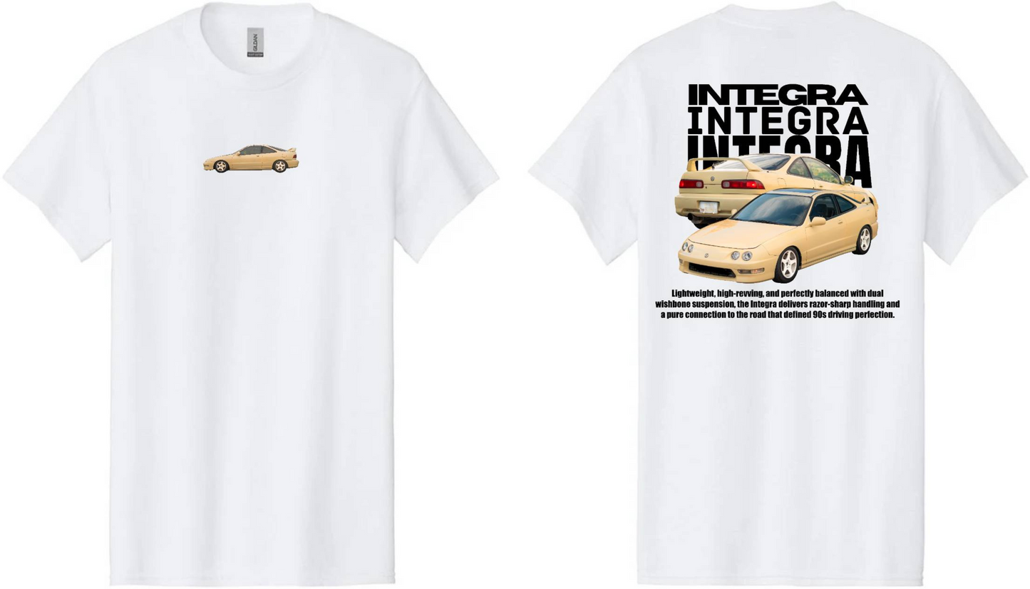 "Icons" INTEGRA T-Shirt (Black Text)