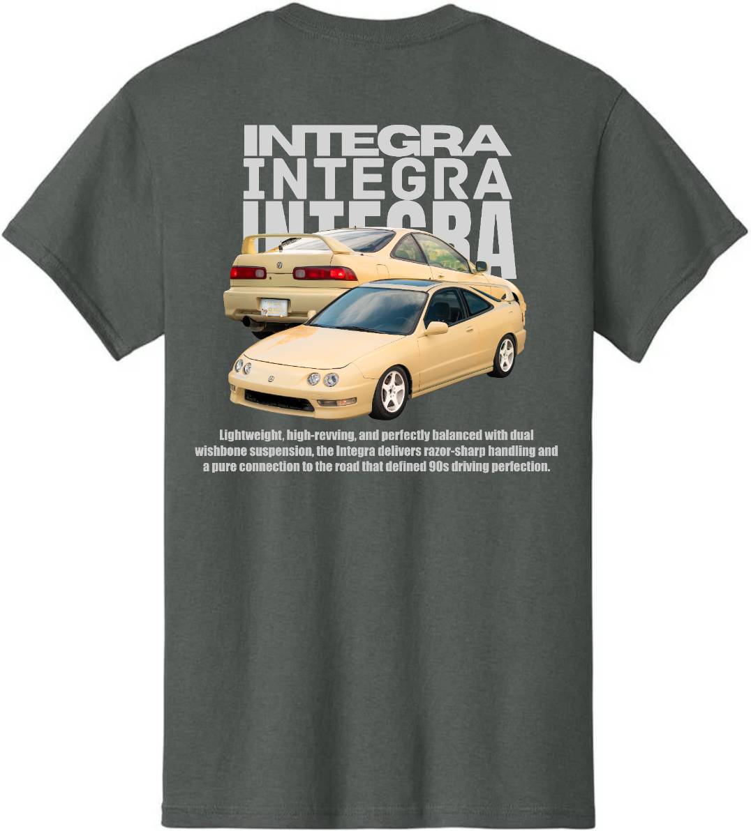 "Icons" INTEGRA T-Shirt (Grey Text)