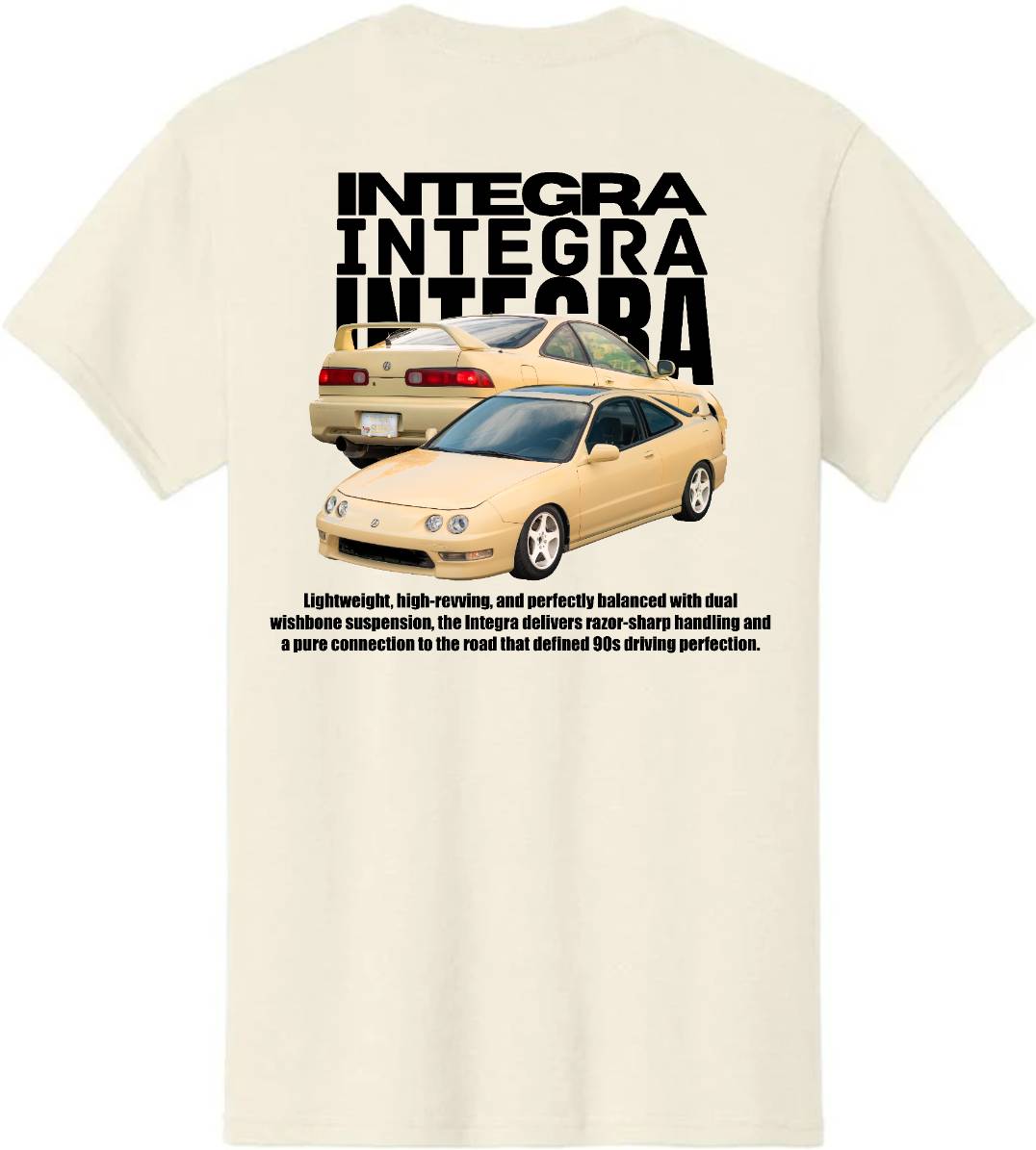 "Icons" INTEGRA T-Shirt (Black Text)