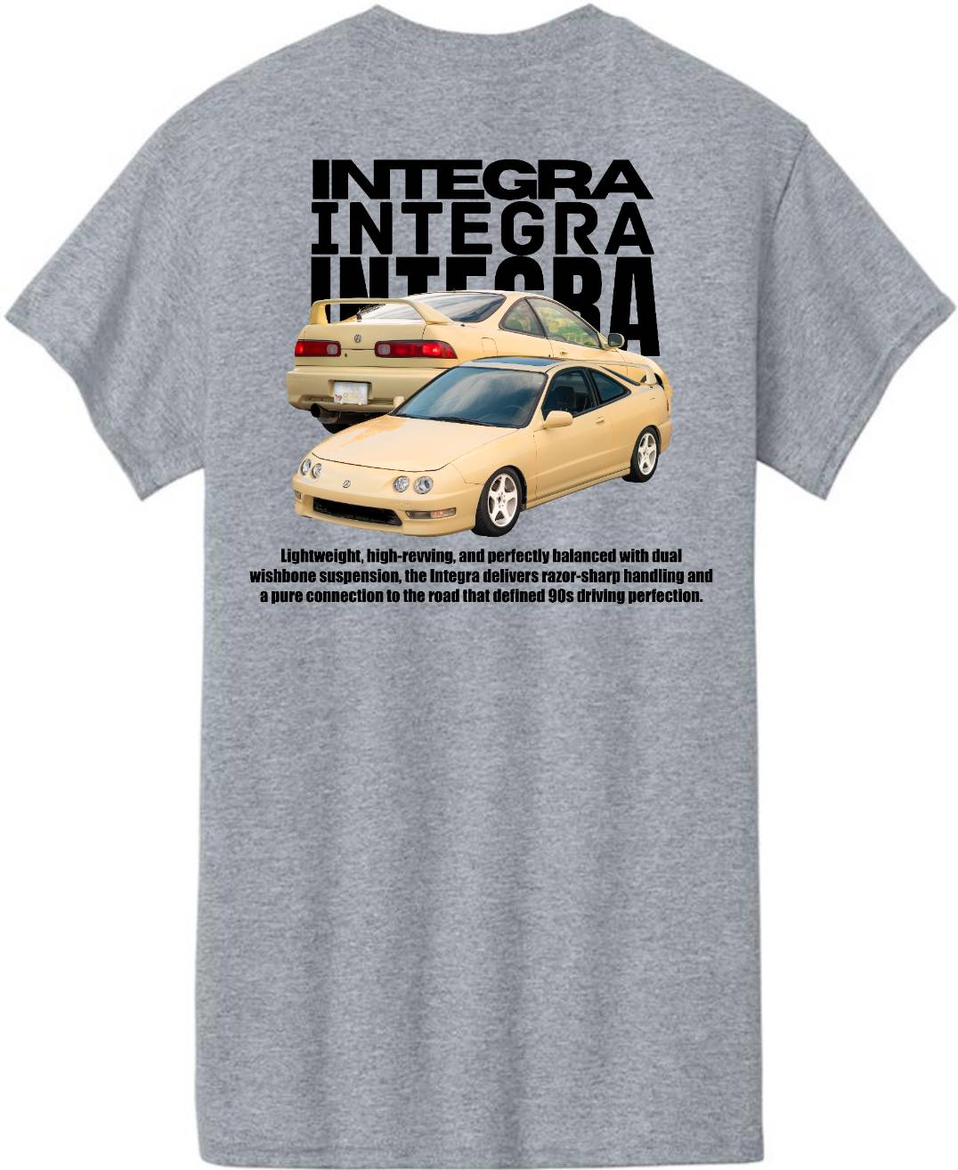 "Icons" INTEGRA T-Shirt (Black Text)